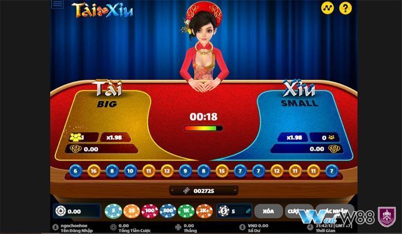 Game cá cược tài xỉu W88 được cược thủ đánh giá cao