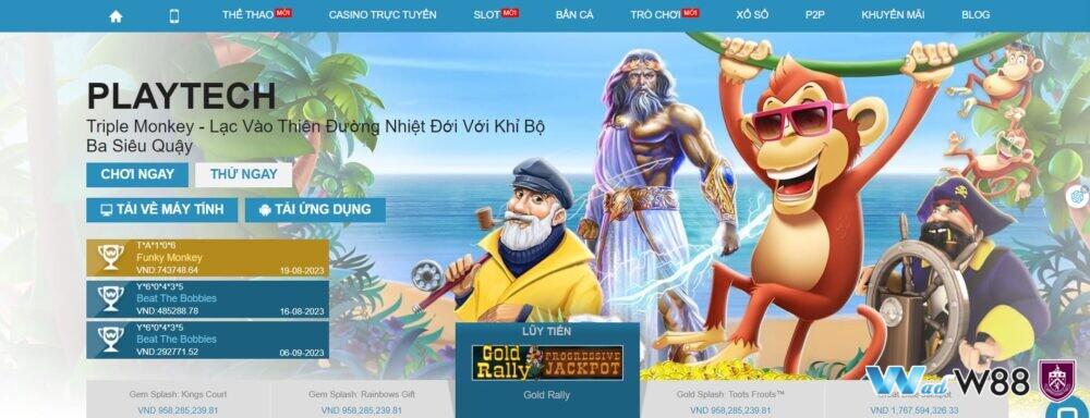 Playtech đa dạng thể loại game Slot